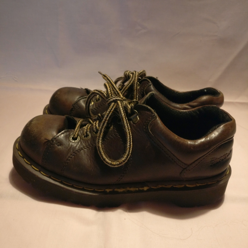 Chunky Brown Oxford Dr. Martens